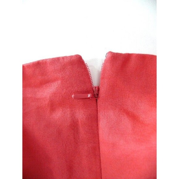 NWT BANANA REPUBLIC criss cross bodice salmon dress sz 8 tall msrp $140 - Picture 4 of 7